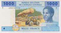 Gallery image for Central African States p107Ta: 1000 Francs